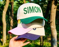 Gorra de Béisbol Bordada en 3D Personalizada, 6 Paneles, Algodón, Ajustable, Unisex, Casual, Dos Tonos, Logotipo Frontal, Primavera Verano