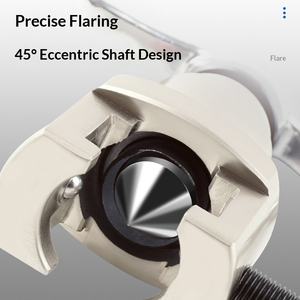 Инструмент для эксцентрической развальцовки медных труб для установки кондиционеров и холодильного оборудования, полный комплект для развальцовки отверстий и формирования конусов - Product Image 3