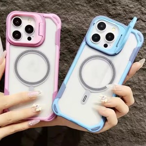 카메라 홀더 충격 방지 마그네틱 팬시 독특한 휴대 전화 케이스 아이폰 용 고급 도매 커버 PC 케이스 11 <span class=keywords><strong>12</strong></span> 13 14 15 16 - Product Image 2