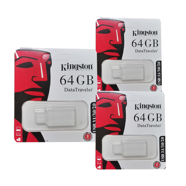Original Usb Memory Stick Kingstons Datatravelers Type-c 128gb 64g 256g Usb 3.2 Metal Flash Drive Smart Phone Pen Drive