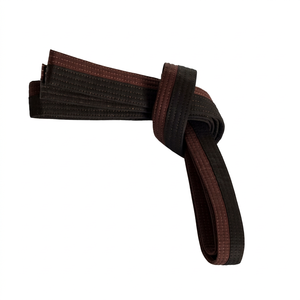 Ceinture de karaté unisexe de haute qualité fabriquée en usine, ceintures d'arts martiaux personnalisées pour les uniformes de judo sportifs - Product Image 1