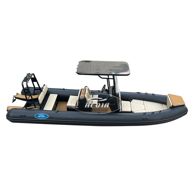 Haide CE 23ft Luxury Patrol DL700 Aluminum Rib Boat Lowrance Hds High Speed Rc Boat Party Barge Sit on Top Kayak