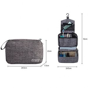 China Factory Custom Waterproof Portable <b>Wash</b> <b>Bag</b> Hanging <b>Travel</b> Organizer Toilet Cosmetic <b>Bag</b> with Hook - Product Image 5