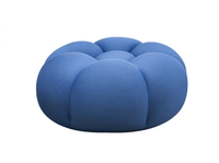 Pouf ottoman en mousse compressée sous vide, moderne, en tissu doux, pour salon et salle de séjour
