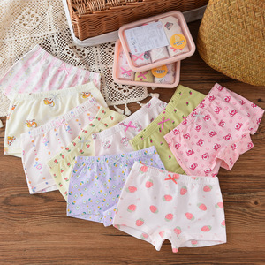 Bóxer personalizado de alta calidad <span class=keywords><strong>para</strong></span> niños, ropa interior estampada de algodón transpirable, ropa interior <span class=keywords><strong>para</strong></span> bebés, pantalones cortos de dibujos animados, calzoncillos <span class=keywords><strong>para</strong></span> niñas - Product Image 2