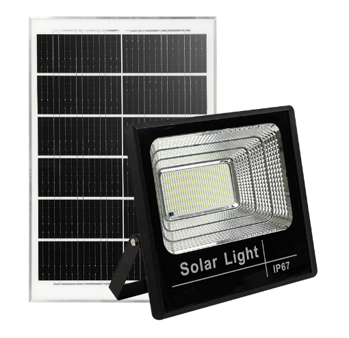 Waterproof IP67 Motion Sensing Bright Courtyards Outdoor 100W Solar Powered Street Lights