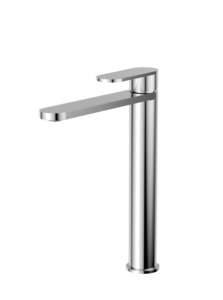 Grifo de lavabo extraíble de caño alto, con manija plana, acabado plateado cepillado/gris plomo/dorado champán, montaje en encimera, envío rápido, en stock - Product Image 2