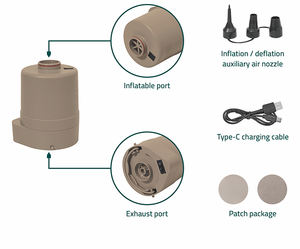 Lit d'air <span class=keywords><strong>gonflable</strong></span> automatique pour une personne, design ergonomique, pompe intégrée, <span class=keywords><strong>matelas</strong></span> pneumatique auto-gonflant - Product Image 2