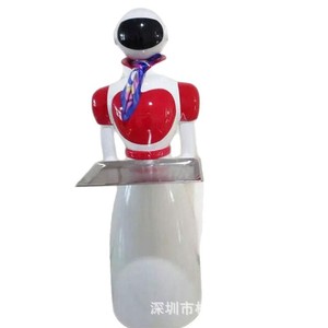 Carcasa de robot de fibra de vidrio Duke de 1 m de altura para decoración de centros comerciales y servicios de catering - Product Image 3