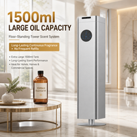 Diffuseur de parfum commercial intelligent G-Air en aluminium avec contrôle Wi-Fi via application – Nouvelle machine électrique sans eau pour huiles aromatiques