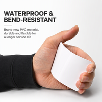 Carte NFC SZEPIN EP-004 Imperméable Imprimable Vierge RFID 13,56 MHz PVC Fudan 1K F08 Compatible S50 pour Contrôle d'Accès