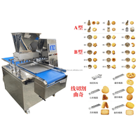 Ligne de production de biscuits, formage de biscuits à l'avoine, moulage de biscuits aux amandes pour la production en usine alimentaire