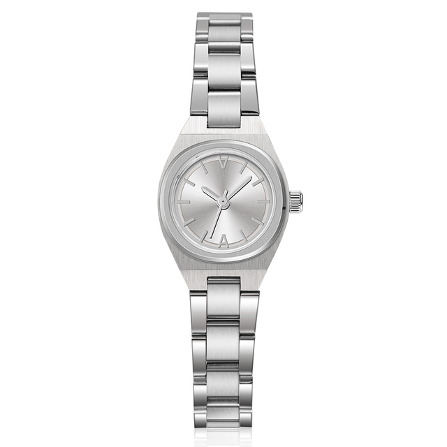 Women's Modern Luxury Stainless Steel Watch with Silver Case Minimalist Quartz Fashion Sport Water Resistant Lightweight