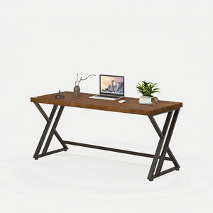 Toptrue Modern 1.52m Solid Wood & Steel Pipe <b>Computer</b> <b>Desk</b> for <b>Home</b> Offices Administrative Work & Study Villas-Removable Design - Product Image 3