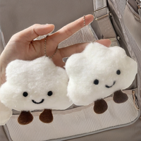Nouveau japonais chaton porte-clés sac à dos énergie positive ours en peluche jouet voiture porte-clés mignon Couple pendentif