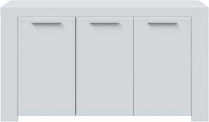 Aparador Multiusos Ajustable de <span class=keywords><strong>Madera</strong></span> Estilo Europeo Moderno, Mueble de Salón, Guardarropa, Color Blanco - Product Image 4