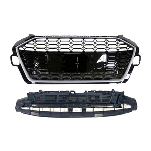 Grille avant neuve style RS4 en ABS argenté pour Audi A4/S4 B9.5 (2020-2024) PNB R4-B9.5-GRILL-S Garantie de 3 mois - Product Image 1
