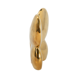 Scultura di Farfalla in Ceramica con Finitura Dorata, Ornamento Decorativo per Bagno, Ufficio, Soggiorno - Product Image 3