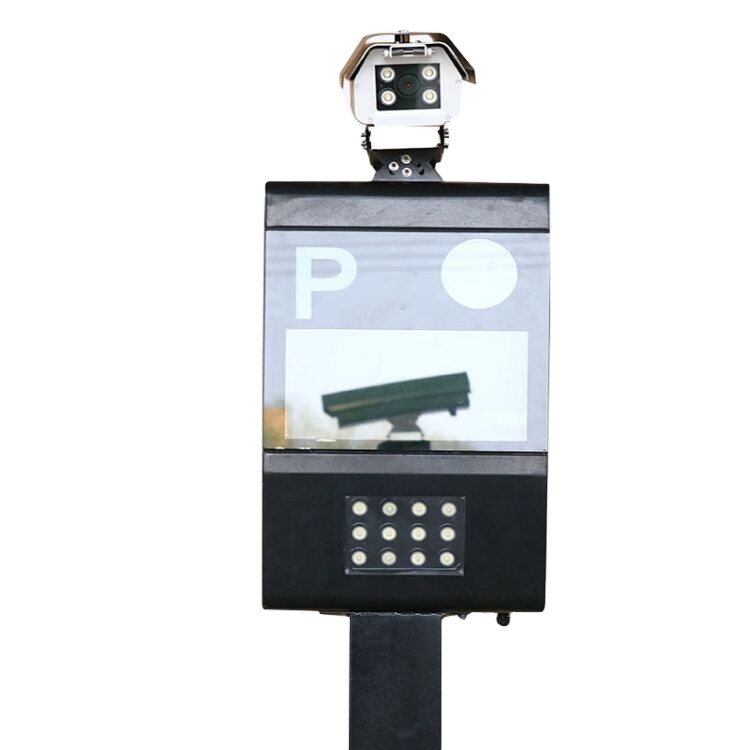 Распознавание лицензии, парковочный барьер, автоматические ворота, автомобиль с картой, считывателем номерного знака, камера