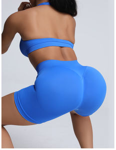 कस्टम लोगो त्वरित शुष्क निर्बाध फिटनेस डिपो, योग जिम, महिलाओं के लिए उच्च कमर शॉर्ट्स उठाने वाली स्पोर्ट्स कसरत बट - Product Image 2