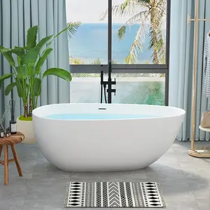 BALISI 1.7 M Australia standard with CE Modern portable spa bathtub adult bath tub freestanding massage acrylic bathtub