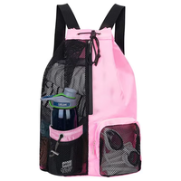 Sac à cordon unisexe personnalisé en tissu souple pour sport, natation, plage, gym, entraînement, sac à dos extérieur en nylon avec doublure en polyester, mode quotidienne
