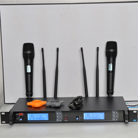 Système de microphone sans fil UHF professionnel SKM9000, micro sans fil - Haute anti-interférence, distance de fonctionnement de 60 m, double canal