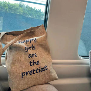 ถุงผ้าปอสีขาวดำสีสันสดใสสำหรับผู้หญิงที่จับของขวัญกันน้ำได้สำหรับงานแต่งงานตามสั่ง - Product Image 4