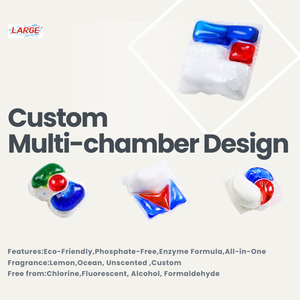 Paquete a Granel Todo en Uno, Cápsulas de Detergente para Lavavajillas con Poderoso Quita Grasa de Menta - Product Image 6