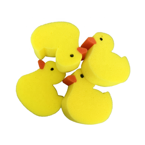 Salle de bain personnalisée dessin animé petit canard jaune éponge de bain <span class=keywords><strong>pour</strong></span> bébé ou enfants Body Wash - Product Image 6
