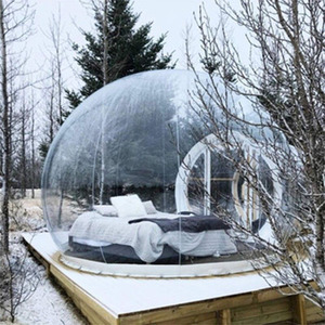 Outdoor Hotel <b>Inflatable</b> Glamping Geodesic <b>House</b> Camping Bubble Big Dome Tent Customized Bubble Outdoor Hotel Inflatab - Product Image 2