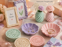 Filamento de Impresora 3D Yiqiu3D Silk PLA de 1.75mm, Juego de Colores Pastel Macaron para Regalos y Decoración, Compatible con Bambu Lab y Creality