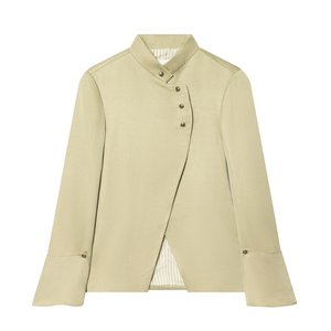 PB&ZA Nouvelle Collection Été – <span class=keywords><strong>Blazer</strong></span> Superposé Tendance à Col Montant pour Femme avec Bordure Décorative - 2710669 - Product Image 6