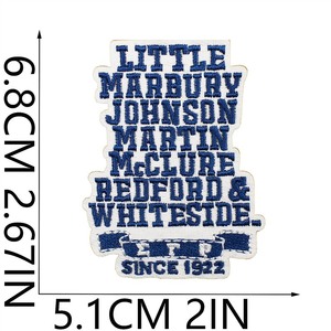 热卖新款蓝色1920 1922德尔塔西格玛 θ 黑色女孩联谊会主题刺绣补丁铁 - Product Image 4