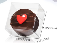 Boîte à gâteau en plastique transparent durable et exquise, fabriquée en Chine, pour la fête des mères et les anniversaires