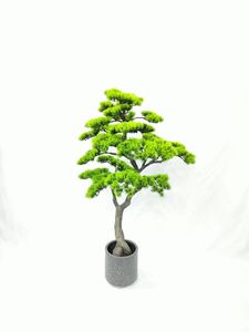 <span class=keywords><strong>Bonsai</strong></span> di Pino Artificiale Verde per Interni, Ecologico, 120x75 cm, in Plastica e Filo di Ferro, Basso MOQ, <span class=keywords><strong>Vendita</strong></span> all'Ingrosso - Product Image 2
