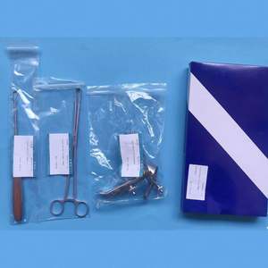 Kit instrumen bedah ginekologi Set pemeriksaan ginekologi dengan forsep rahim - Product Image 3