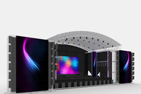 Sistema de armazón para eventos, armazón de iluminación de aluminio para uso en festivales de música al aire libre, estructura de armazón de iluminación de escenario