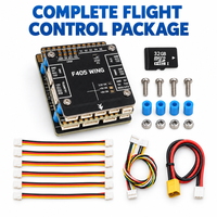 Contrôleur de vol à aile fixe JHEMCU F405 pour avion RC, carte de contrôle de vol F405, INAV OSD IIC, six récepteurs UART