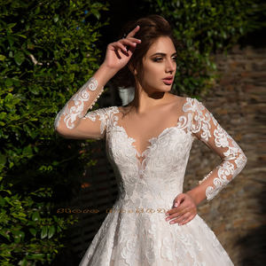 Nouvelle <span class=keywords><strong>robe</strong></span> <span class=keywords><strong>de</strong></span> <span class=keywords><strong>mariée</strong></span> spéciale 2023 avec <span class=keywords><strong>jupon</strong></span>, robes <span class=keywords><strong>de</strong></span> <span class=keywords><strong>mariée</strong></span> avec appliques sur toute la surface, manches longues, robes <span class=keywords><strong>de</strong></span> <span class=keywords><strong>mariée</strong></span> <span class=keywords><strong>princesse</strong></span>, vestidos novia - Product Image 3