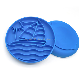 2026 Tendência Produto Varywell Fantasia Ao Ar Livre <span class=keywords><strong>Silicone</strong></span> Alimentação Barco Prancha Cão Água <span class=keywords><strong>Bowl</strong></span> Seafoam Praia Slow Feeder <span class=keywords><strong>Bowl</strong></span> - Product Image 5