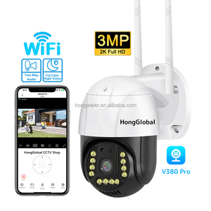 Hongglobal 3MP Nhận dạng khuôn mặt nhà ngoài trời thông minh PTZ <span class=keywords><strong>camera</strong></span> giám sát IP không dây <span class=keywords><strong>360</strong></span> độ an ninh <span class=keywords><strong>wifi</strong></span> surveil CCTV <span class=keywords><strong>Camera</strong></span> - Product Image 1