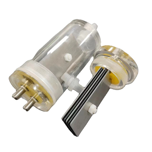 Électrodes en titane de haute pureté Bibo, boîtier en acrylique transparent pour l'électrolyse de l'eau cellulaire, radicaux hydroxyle, ozone ionisé - Product Image 1