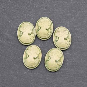 Cabochon caméo en résine, 12 pièces, bon marché, à dos plat - Product Image 4