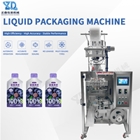 Machine d'emballage entièrement automatique pour sachets de formes spéciales, pour vin et miel, production stable, construction en acier inoxydable de qualité alimentaire