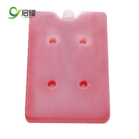 Brique de congélation en plastique moderne personnalisée 2-8C & 0C Élément de refroidissement PCM Briques de gel de glace pour le transport alimentaire en chaîne du froid Bloc de glace