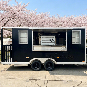 Remorque alimentaire de luxe entièrement équipée, chariot de vente de thé à bulles, de smoothies, de desserts, de <span class=keywords><strong>crêpes</strong></span>, de glaces, camion de nourriture à vendre aux États-Unis et en Allemagne - Product Image 3