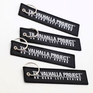 Personalized Woven logo <b>Keychain</b> Jet Tag Key Tag <b>Custom</b> Veteran Slogan <b>Keychain</b> for Patriotic Veteran Club Souvenirs - Product Image 3