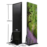 Poster Pubblicitario per Supermercati 640x1920 Controllo WIFI Display LED Digitale P1.86 P2.5 per Interni Cartellone Pubblicitario per Uso Commerciale