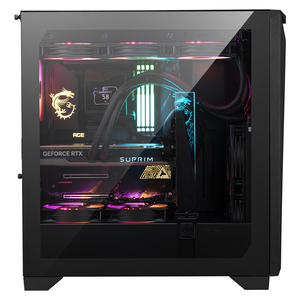 เคสคอมพิวเตอร์ <span class=keywords><strong>MSI</strong></span> MPG <span class=keywords><strong>GUNGNIR</strong></span> 300R AIRFLOW/WHITE รองรับระบบระบายความร้อนด้วยน้ำแบบ AIO ขนาด 360 มม. สองระบบ และการติดตั้งแบบ Push-pull สำหรับเดสก์ท็อป - Product Image 4
